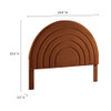 MOD-7171 Solana Arched Performance Velvet Queen Headboard by Modway