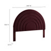 MOD-7171 Solana Arched Performance Velvet Queen Headboard by Modway