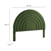 MOD-7171 Solana Arched Performance Velvet Queen Headboard by Modway