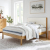 MOD-7198 Olea Channel Tufted Boucle Solid Wood Queen Platform Bed by Modway