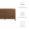 MOD-7200-WAL Render 63" 6-Drawer Dresser by Modway