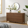 MOD-7200-WAL Render 63" 6-Drawer Dresser by Modway