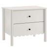 MOD-7206 Emmeline Scalloped 2-Drawer Nightstand by Modway