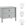 MOD-7206 Emmeline Scalloped 2-Drawer Nightstand by Modway