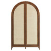 Calista 79" Tall Wide Rattan Arched Storage Cabinet by Modway - EEI-7294-WAL  4