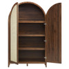 Calista 79" Tall Wide Rattan Arched Storage Cabinet by Modway - EEI-7294-WAL  5
