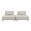Modway Saunter 2-Piece Tufted Fabric Fabric Loveseat by Modway-EEI-5204-BEI  1