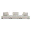 Modway Saunter 3-Piece Tufted Fabric Fabric Sofa by Modway-EEI-5206-BEI  1