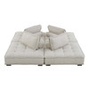 Modway Saunter 4-Piece Tufted Fabric Fabric Sectional Sofa by Modway-EEI-5208-BEI  7