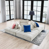 Modway Saunter 4-Piece Tufted Fabric Fabric Sectional Sofa by Modway-EEI-5208-BEI  8