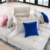 Modway Saunter 4-Piece Tufted Fabric Fabric Sectional Sofa by Modway-EEI-5208-BEI  11