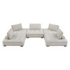 Modway Saunter 5-Piece Tufted Fabric Fabric Sectional Sofa by Modway-EEI-5210-BEI  1