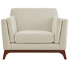 Modway Chance Upholstered Fabric Armchair by Modway-EEI-3063-BEI