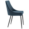Modway Viscount Upholstered Fabric Dining Chairs Set of 2 by Modway-EEI-3809-BLK-AZU