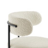 Modway Albie Boucle Fabric Counter Stools Set of 2 by Modway-EEI-6518-IVO-BLK