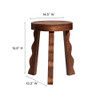 Modway Sorrel Carved Wood Stool by Modway-EEI-7140-WAL