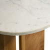 Modway Tarin Acacia Wood and Marble Side Table by Modway-EEI-7141-NAT