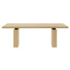 Modway Piston 82" Rectangular Wood Dining Table by Modway-EEI-7173-NAT
