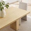 Modway Piston 82" Rectangular Wood Dining Table by Modway-EEI-7173-NAT