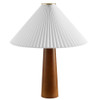 Modway Jessica Wooden Base Table Lamp With Pleated Fabric Shade by Modway-EEI-7212-WAL