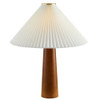 Modway Jessica Wooden Base Table Lamp With Pleated Fabric Shade by Modway-EEI-7212-WAL