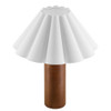 Modway Flora Wood Table Lamp With Pleated Petal Shade by Modway-EEI-7214-WAL