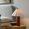 Modway Flora Wood Table Lamp With Pleated Petal Shade by Modway-EEI-7214-WAL