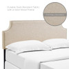 Modway Laura Upholstered Fabric Queen Headboard by Modway-MOD-5394-BEI