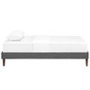 Modway Tessie Fabric Twin Bed Frame with Squared Tapered Legs by Modway-MOD-5895-GRY