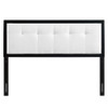 Modway Draper Tufted Fabric and Wood Twin Headboard by Modway-MOD-6224-BLK-WHI