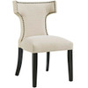 Modway Curve Fabric Dining Side Chair Set of 2 by Modway-EEI-2741
