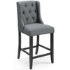 Modway Baronet Tufted Button Upholstered Fabric Counter Stool by Modway-EEI-3739