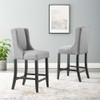Modway Baron Upholstered Fabric Counter Stool Set of 2 by Modway-EEI-4016