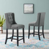 Modway Baronet Upholstered Fabric Counter Bar Stool Set of 2 by Modway-EEI-4020