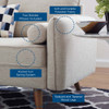 Modway Revive Upholstered Fabric Sofa and Loveseat Set by Modway-EEI-4047