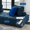 Modway Saunter 3-Piece Tufted Fabric Fabric Sofa by Modway-EEI-5206