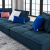 Modway Saunter 3-Piece Tufted Fabric Fabric Sofa by Modway-EEI-5206