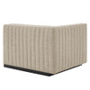 Modway Conjure Channel Tufted Upholstered Fabric Left-Arm Chair by Modway-EEI-5491
