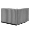 Modway Conjure Channel Tufted Upholstered Fabric Left-Arm Chair by Modway-EEI-5491