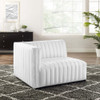 Modway Conjure Channel Tufted Upholstered Fabric Left-Arm Chair by Modway-EEI-5491