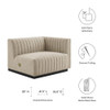 Modway Conjure Channel Tufted Upholstered Fabric Right-Arm Chair by Modway-EEI-5493