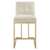 Modway Privy Upholstered Fabric Counter Stool Set of 2 by Modway-EEI-5571