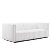 Modway Conjure Channel Tufted Upholstered Fabric Loveseat by Modway-EEI-5786
