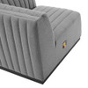 Modway Conjure Channel Tufted Upholstered Fabric Loveseat by Modway-EEI-5786