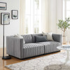 Modway Conjure Channel Tufted Upholstered Fabric Loveseat by Modway-EEI-5786