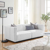 Modway Conjure Channel Tufted Upholstered Fabric Loveseat by Modway-EEI-5786