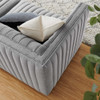 Modway Conjure Channel Tufted Upholstered Fabric Loveseat by Modway-EEI-5786