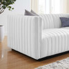 Modway Conjure Channel Tufted Upholstered Fabric Loveseat by Modway-EEI-5786
