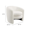 Modway Affinity Upholstered Boucle Fabric Curved Back Armchair by Modway-EEI-6666