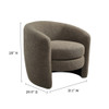 Modway Affinity Upholstered Boucle Fabric Curved Back Armchair by Modway-EEI-6666